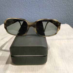 Donna Karan Tortoise Shell Sunglasses, Made in Italy, Preowned